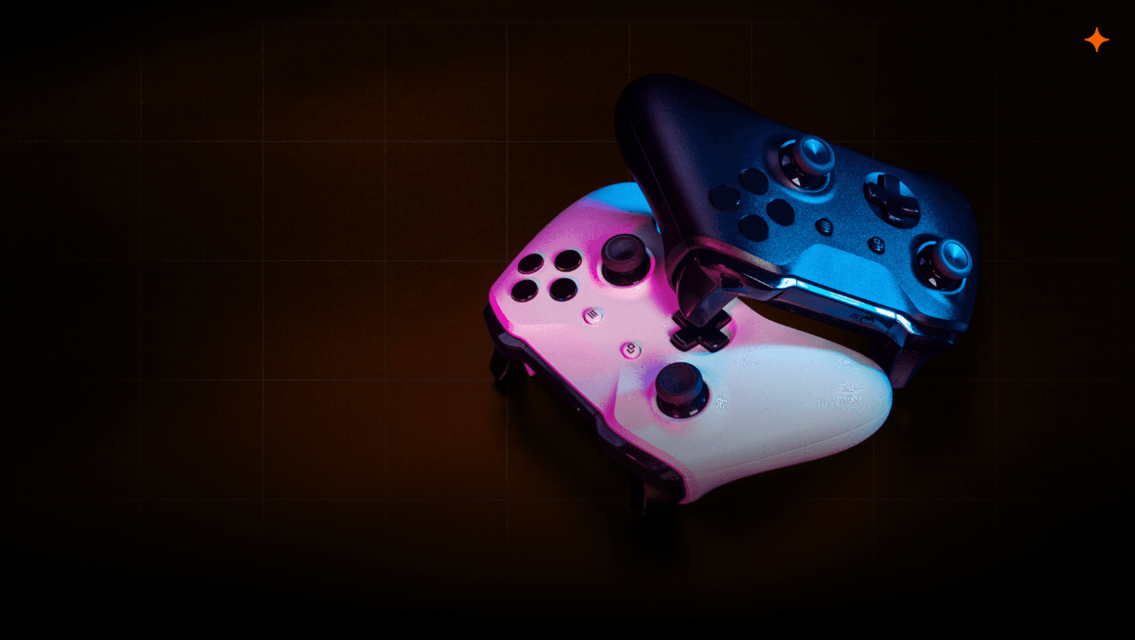 Interactive branding strategies concept image with game controllers for Dubai brand leaders.