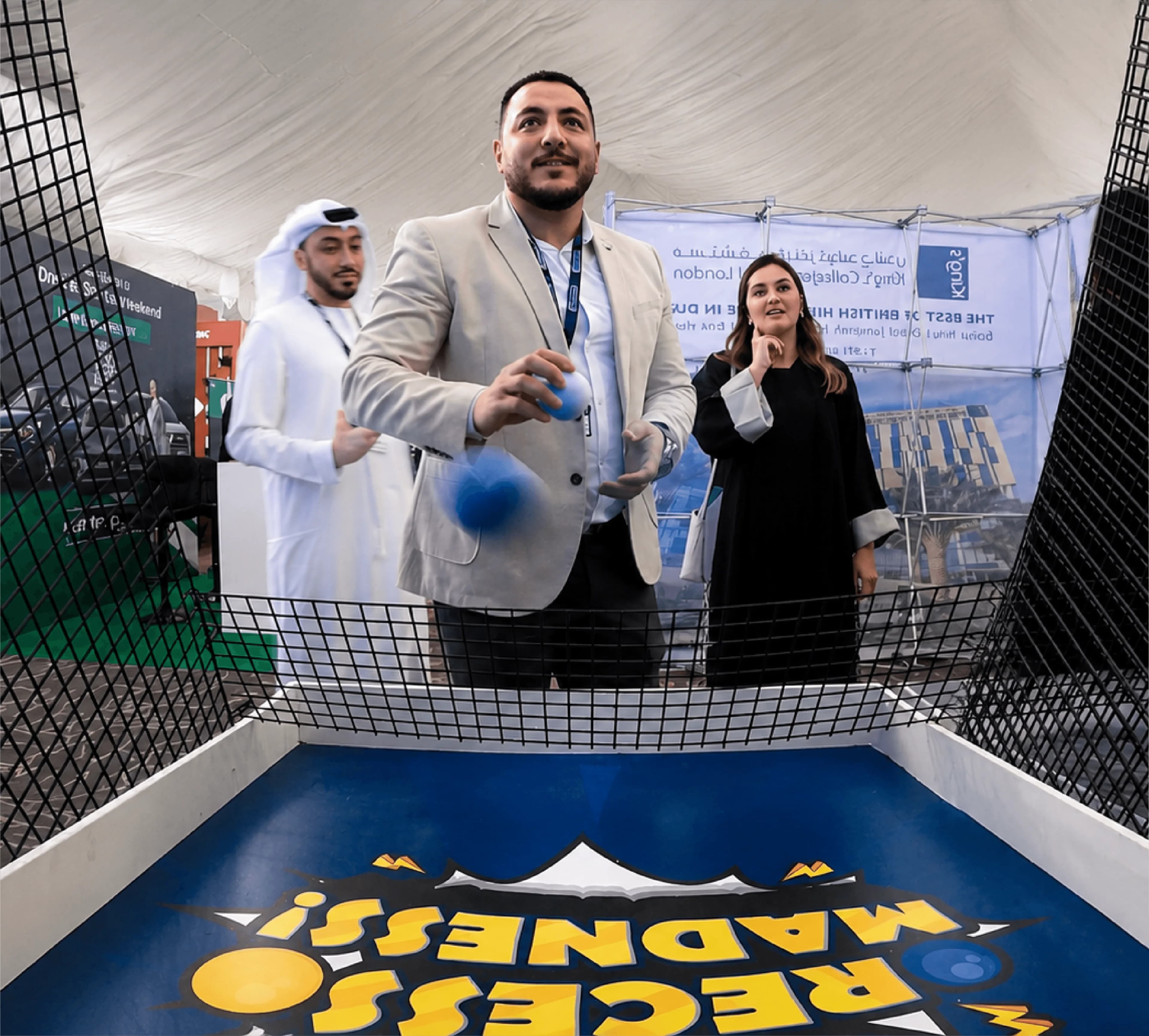 Recess Madness recreated the energy of school break time through fast-paced arcade-style challenges. Recess Madness recreated the energy of school break time through fast-paced arcade-style challenges.